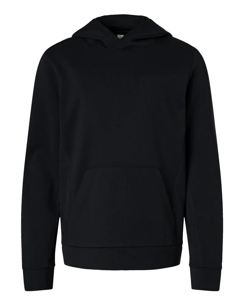 Team 365 Team 365 Youth Squad Hooded Tech Fleece Pullover — Black