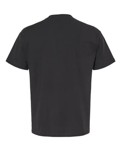 M&O M&O Ring-Spun T-Shirt in Black, back view