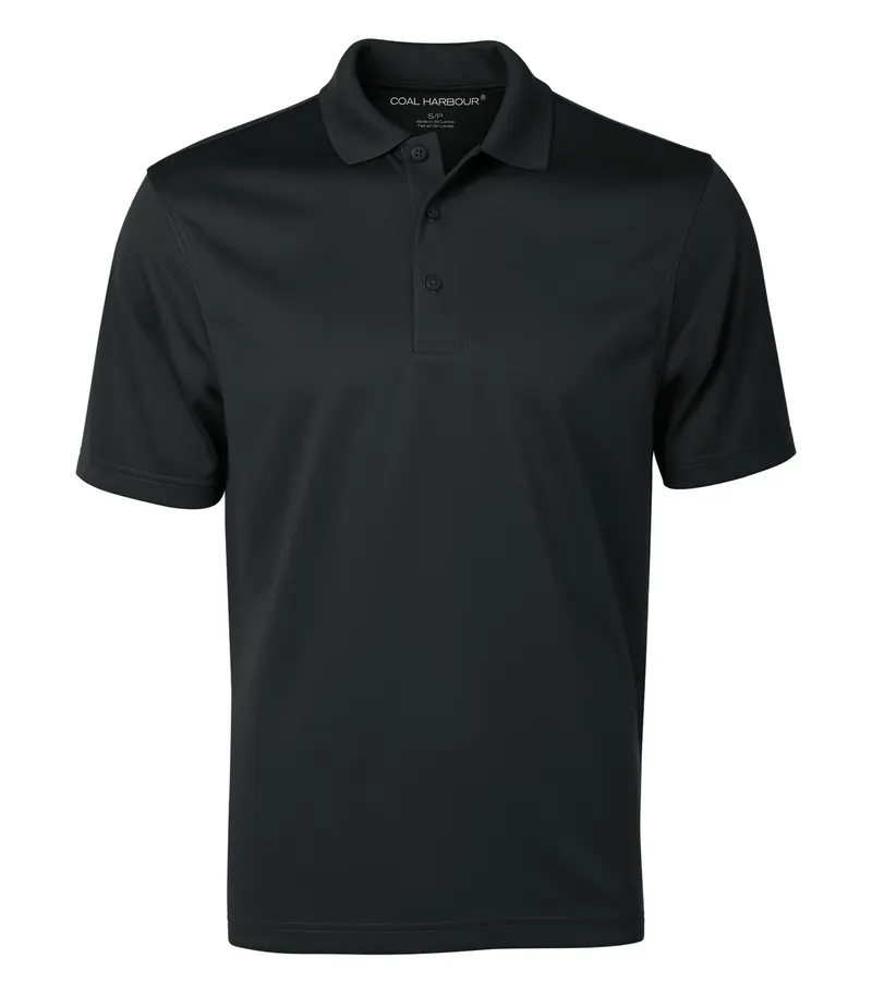 Coal Harbour® COAL HARBOUR® SNAG PROOF POWER POLO — Black