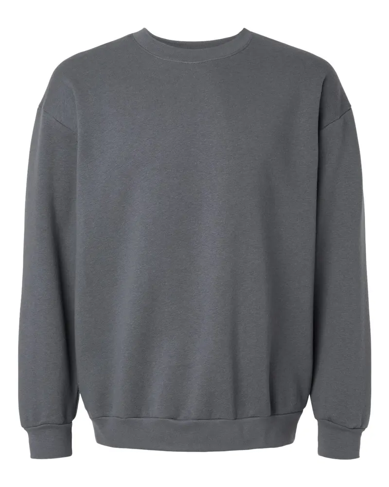 American Apparel American Apparel Unisex ReFlex Fleece Crewneck Sweatshirt — Asphalt