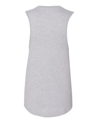 BELLA + CANVAS BELLA + CANVAS Women's Jersey Muscle Tank in Athletic Heather, back view