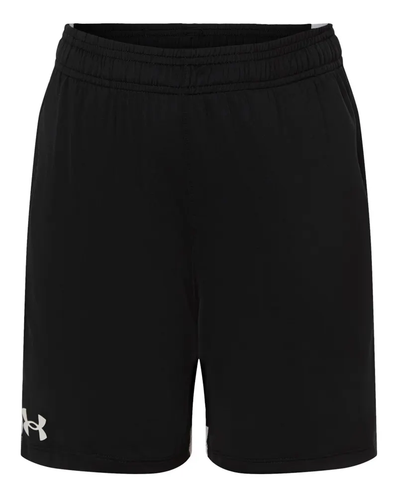 Under Armour Under Armour Youth Tech™ Vent Athletic Shorts — Black/ White