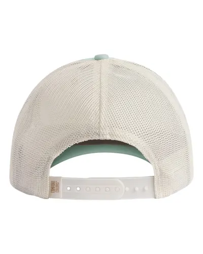 Comfort Colors Comfort Colors Sunwashed Trucker Cap in Bay, back view