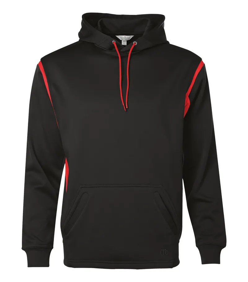 ATC™ ATC™ PTECH® FLEECE VarCITY HOODIE — Black/True Red