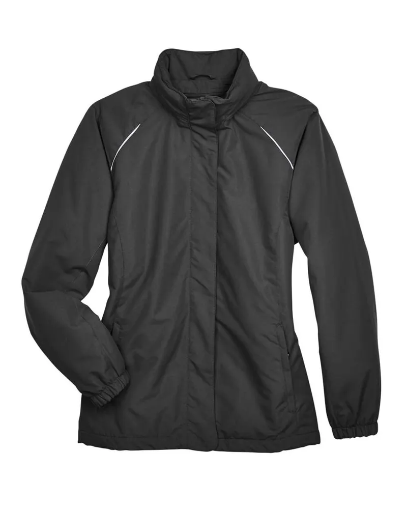 CORE365 CORE365 Women's Profile Fleece-Lined All-Season Jacket — Black