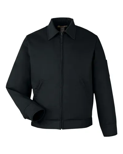 Harriton Harriton Unisex Tall ClimaBloc® Station Jacket in Black, front view