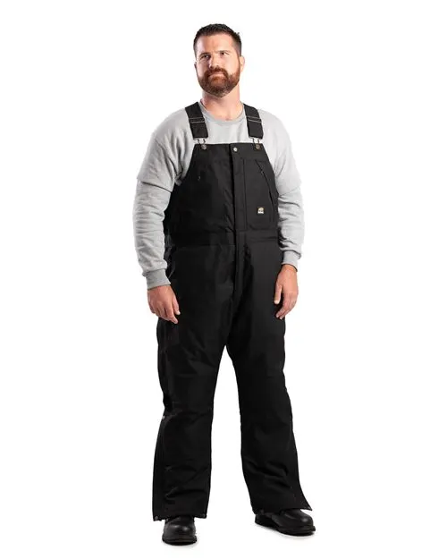 Berne Apparel Berne Apparel Men's Icecap Insulated Bib Overall — Black