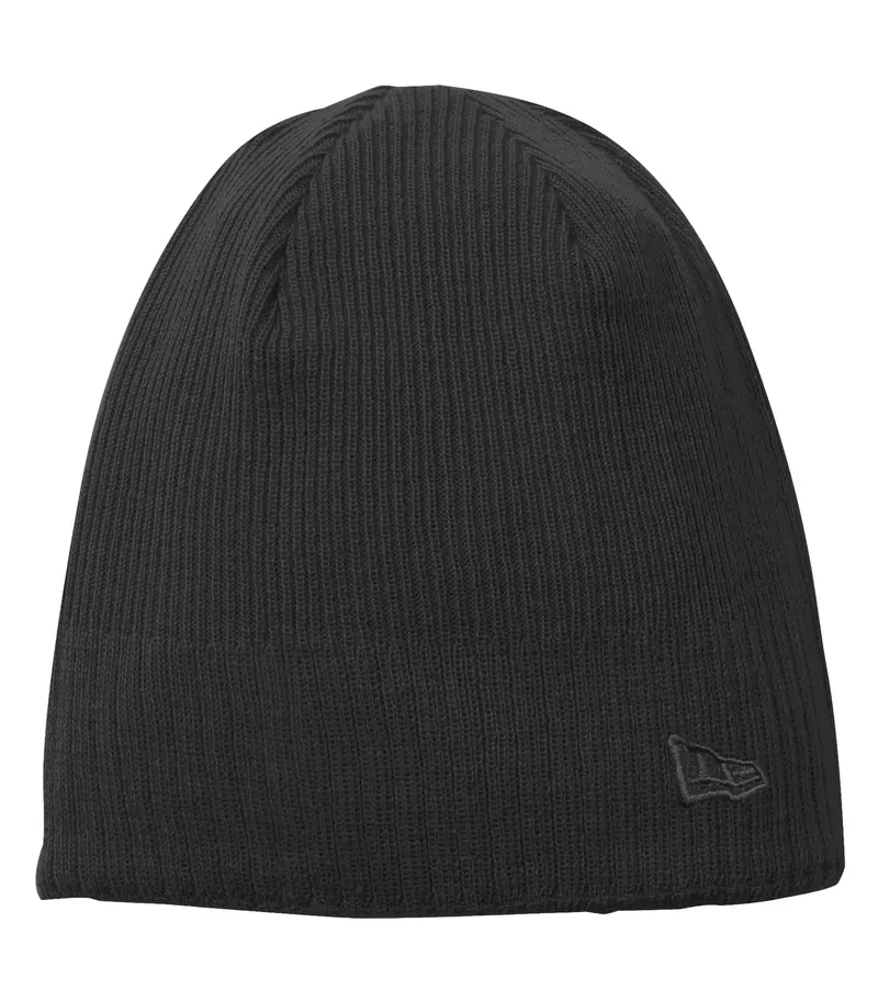 New Era® NEW ERA® FLEECE LINED SKULL BEANIE — Black