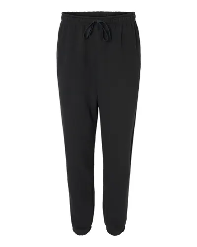 American Apparel American Apparel Unisex ReFlex Fleece Sweatpants in Black, front view