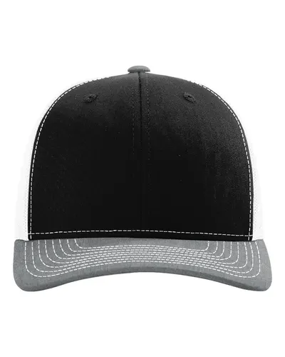 Black/ White/ Heather Grey