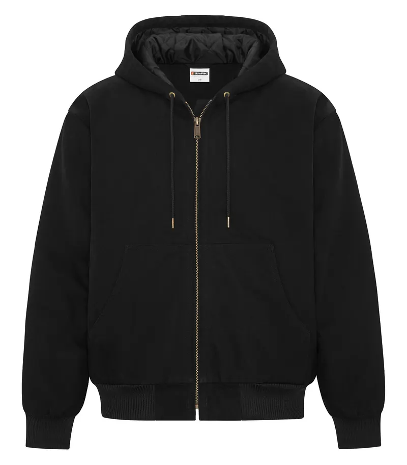 ATC WeRK™ ATC WeRK™ YUKON HOODED BOMBER JACKET — Black