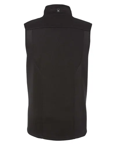 Spyder Spyder Men's Constant Canyon Vest in Black, back view