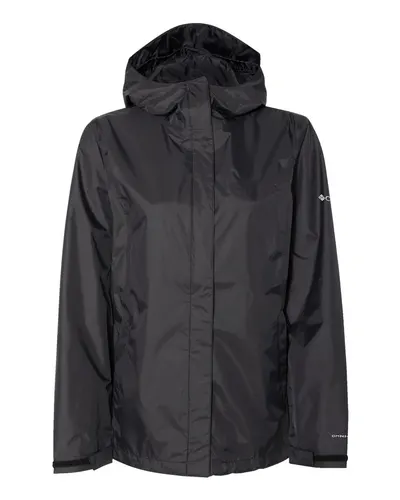 Columbia Columbia Women's Arcadia™ II Rain Jacket in Black, front view