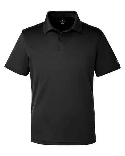 Spyder Spyder Men's Freestyle Polo in Black, front view