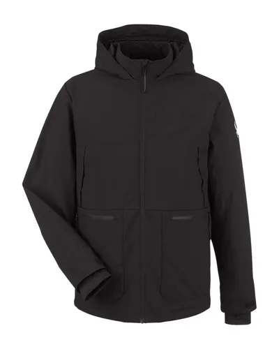 Spyder Spyder Men's Convert Insulated Jacket in Black, front view