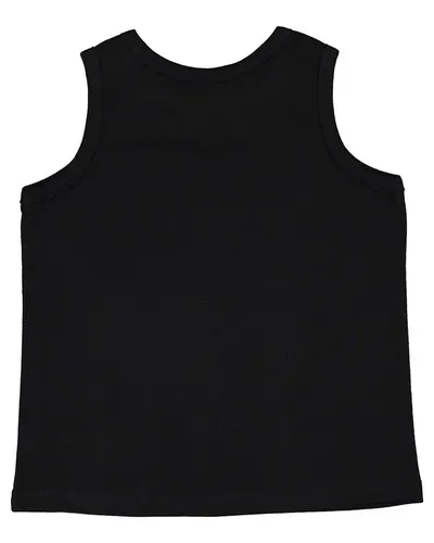 Rabbit Skins Rabbit Skins Toddler Fine Jersey Tank in Black, back view