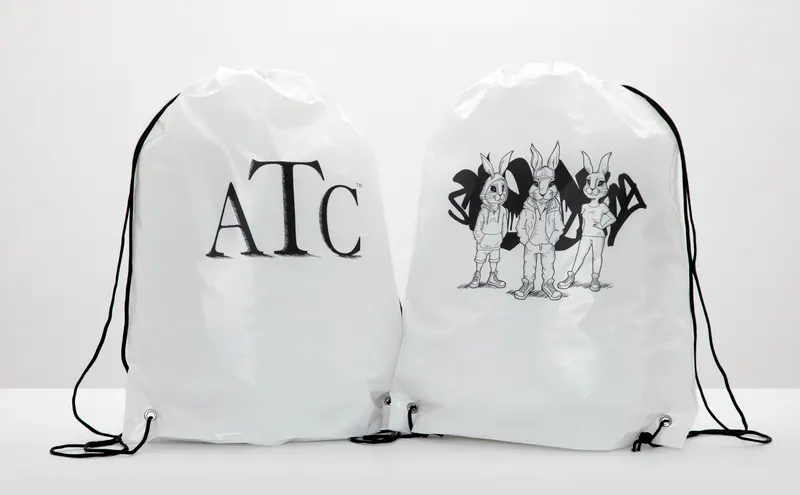 ATC™ ATC™ REUSABLE CINCH BAG — White