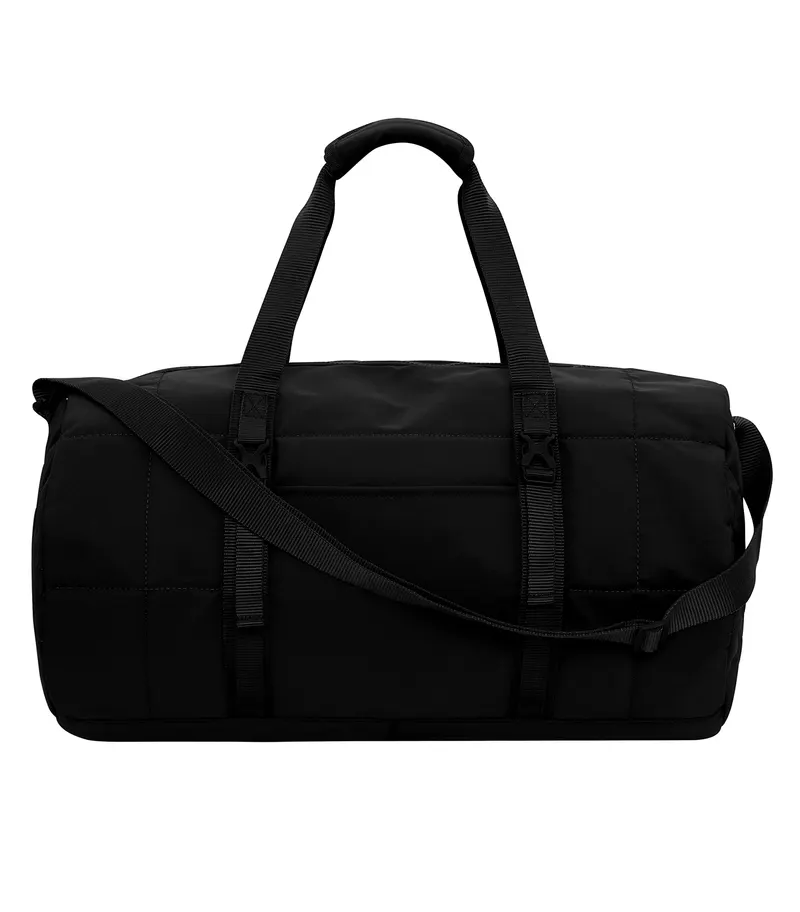 KOI® KOI® MATTE QUILTED BARREL DUFFEL. 27L — Onyx