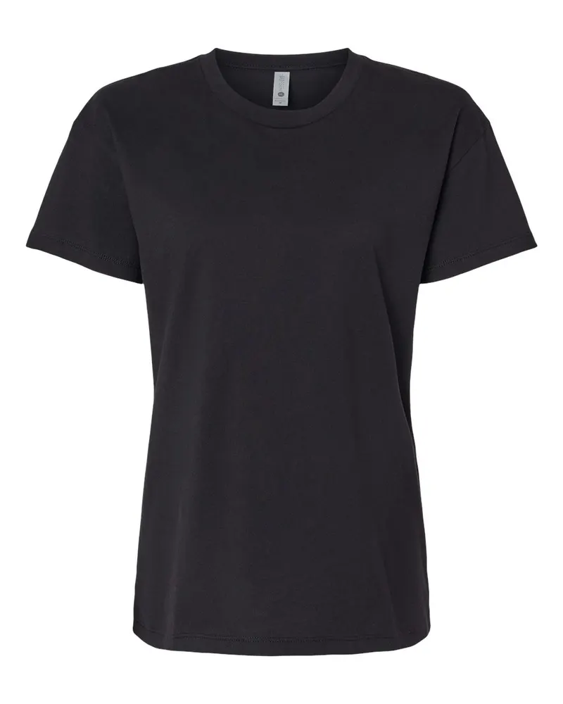 Next Level Next Level Women's Cotton Relaxed Tee — Black