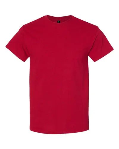 Gildan Gildan Unisex Heavy Cotton™ T-Shirt in Antique Cherry Red, front view