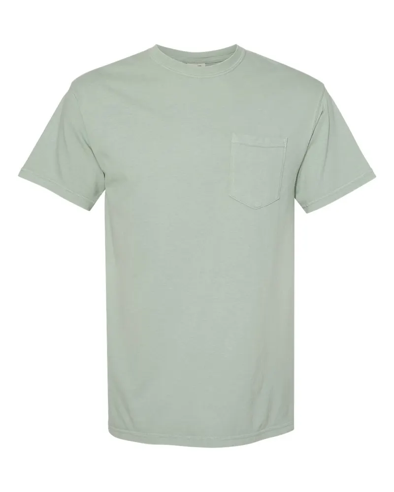 Comfort Colors Comfort Colors Unisex Garment-Dyed Heavyweight Pocket T-Shirt — Bay