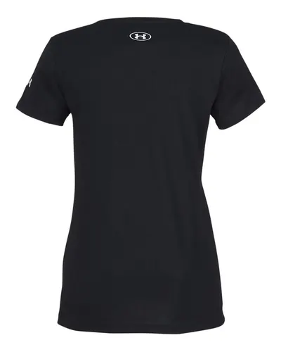 Under Armour Under Armour Women's Athletic 2.0 T-Shirt in Black/ White, back view
