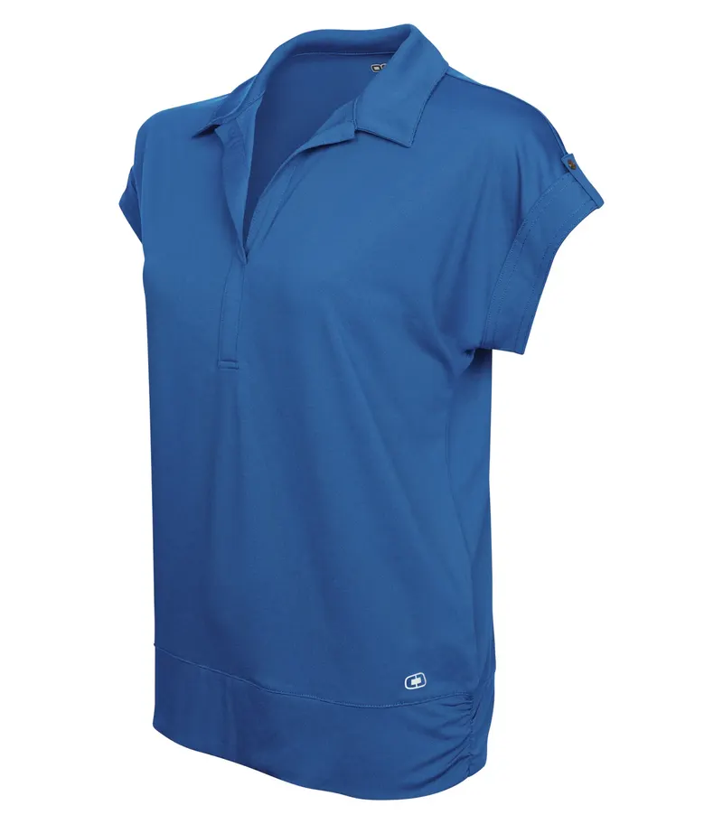 OGIO® OGIO® MICROSTRIPE LADIES' POLO — Blue Steel
