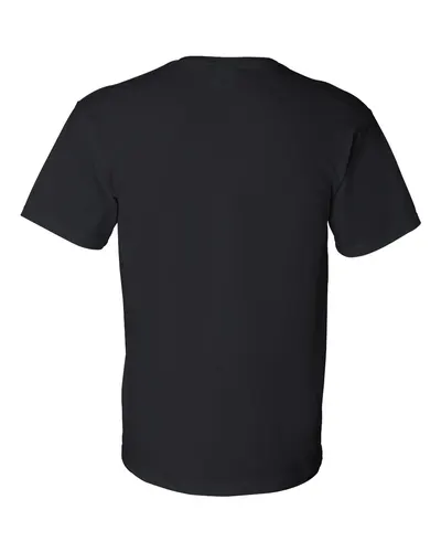 Gildan Gildan Unisex DryBlend® Pocket T-Shirt in Black, back view