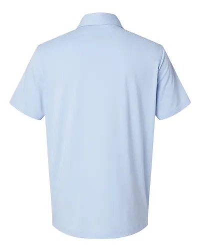 Adidas Adidas Men's Blended Polo in Blue Dawn Melange, back view