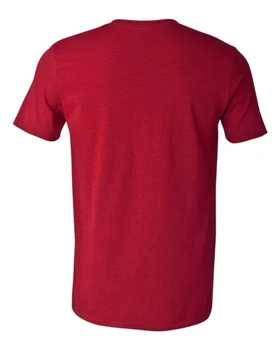 Gildan Gildan Unisex Softstyle® T-Shirt in Antique Cherry Red, back view