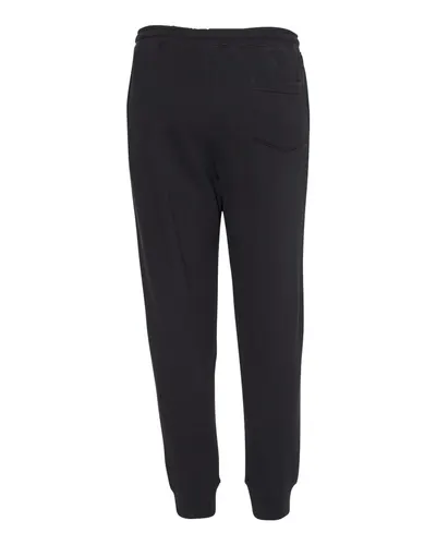 Independent Trading Co. Independent Trading Co. Men's Midweight Fleece Sweatpants in Black, back view