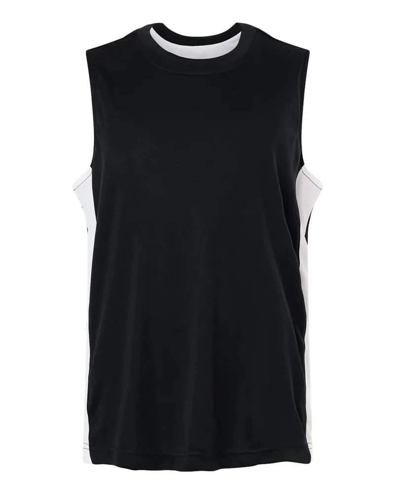 Team 365 Team 365 Youth Zone Performance Reversible Jersey — Black/ White