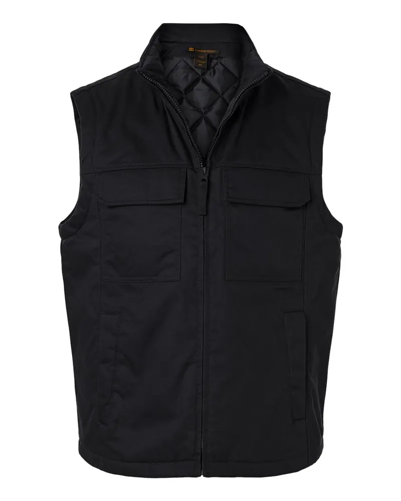 Harriton Harriton Unisex ClimaBloc® Station Vest — Black