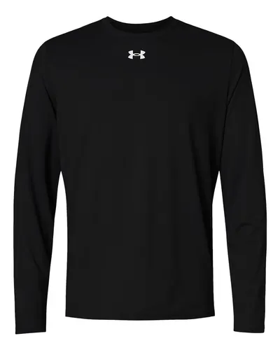 Under Armour Under Armour Men's Team Vanish Long Sleeve T-Shirt in Black/ White, front view