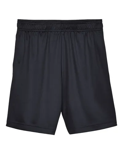 Team 365 Team 365 Youth Zone Performance Shorts in Black, front view