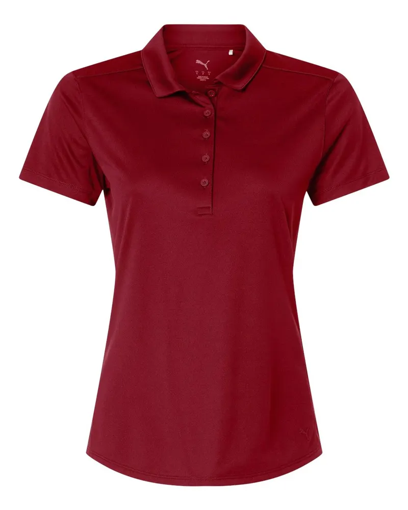 Puma Golf Puma Golf Womens Pure 2.0 Polo — Dark Crimson