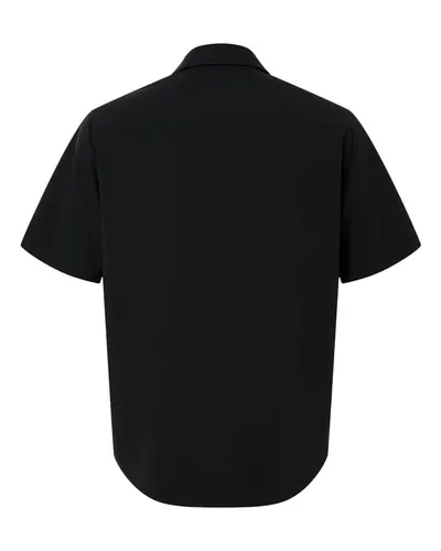 CORE365 CORE365 Men's UltraUVP Shoreline Short Sleeve Staff Shirt in Black, back view