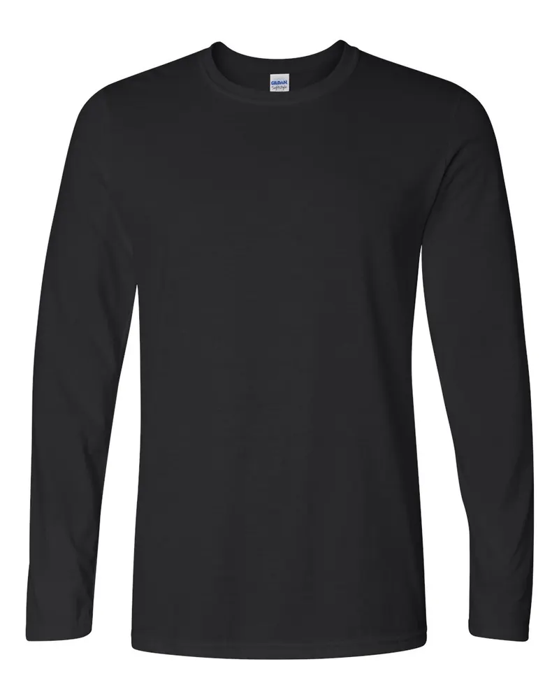 Gildan Gildan Unisex Softstyle® Long Sleeve T-Shirt — Black
