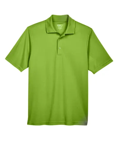 CORE365 CORE365 Men's Origin Performance Piqué Polo in Acid Green, front view