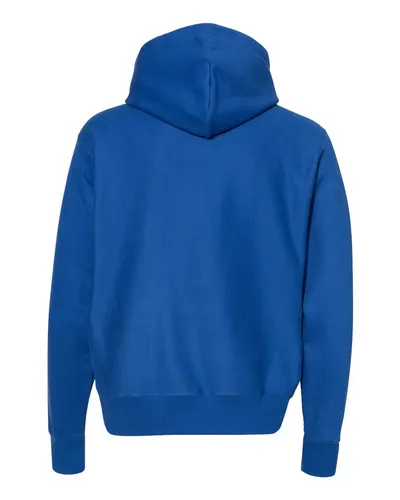 Champion Champion Unisex Reverse Weave® Hooded Sweatshirt in Athletic Royal, back view