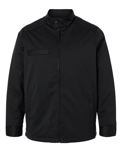 Harriton Harriton Men's Guardian Insulated Utility Jacket in Black, front view