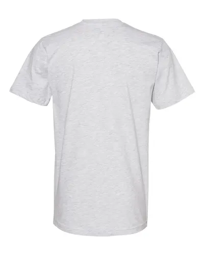 American Apparel American Apparel Unisex Fine Jersey Tee in Ash Grey, back view