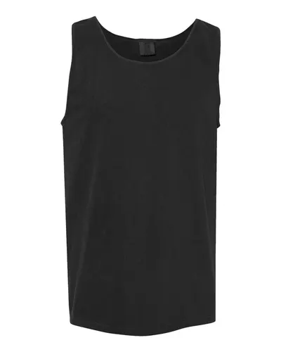 Comfort Colors Comfort Colors Unisex Garment-Dyed Heavyweight Tank Top in Black, front view