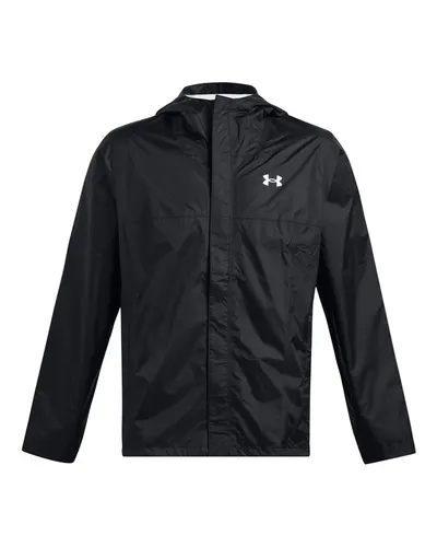Under Armour Under Armour Men's Stormproof Cloudstrike 2.0 Jacket in Black/ White, front view