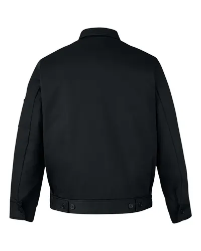 Harriton Harriton Unisex Tall ClimaBloc® Station Jacket in Black, back view