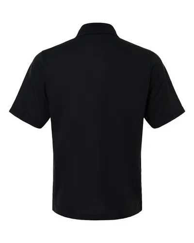 CORE365 CORE365 Men's Nova Performance Pique Pocket Polo in Black, back view