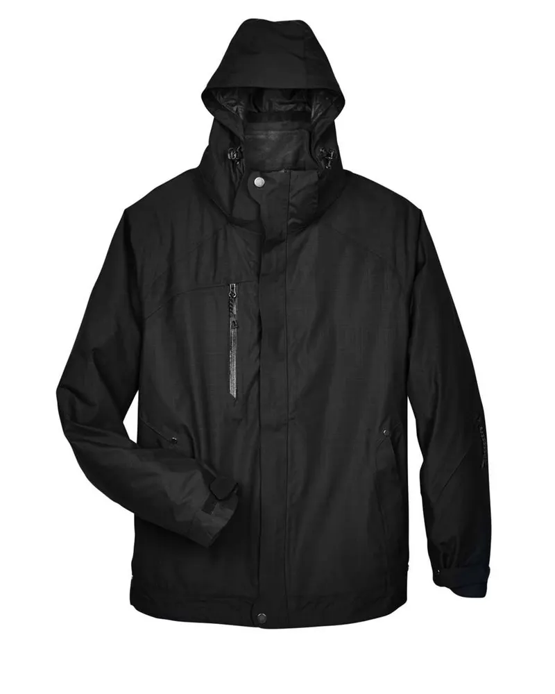 North End North End Men's Caprice 3-in-1 Jacket with Soft Shell Liner — Black