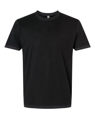Next Level Next Level Unisex Soft Washed Tee in Washed Black, front view