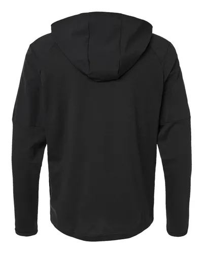 Adidas Adidas Men's Half-Zip Hooded Anorak in Black, back view