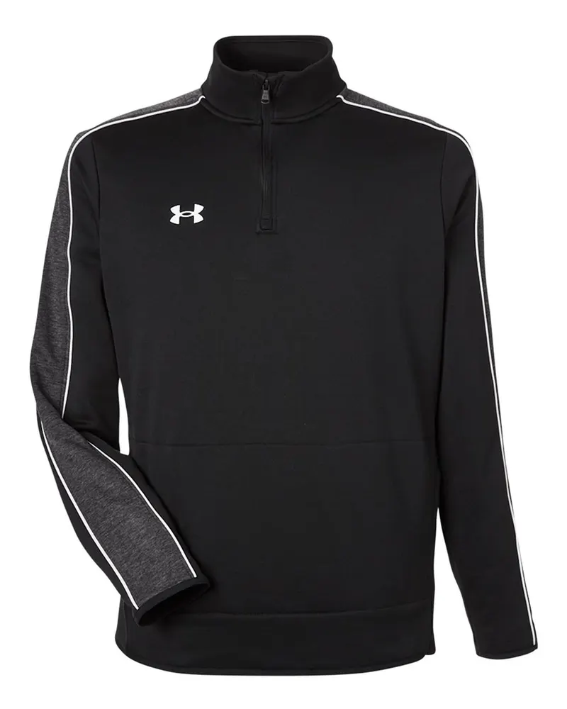 Under Armour Under Armour Men's Command 2.0 Quarter-Zip Pullover — Black/ White
